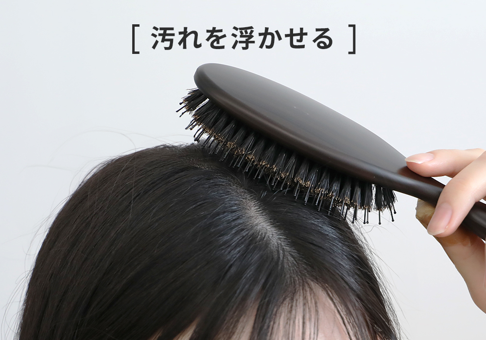 女性の頭皮の臭い対策 スカルプケア ブラッシング